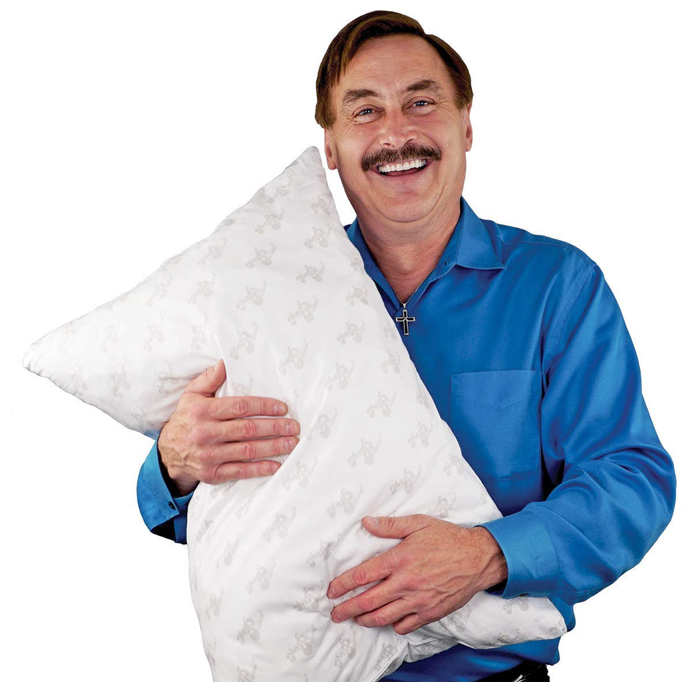 MyPillow etiqueta con instrucciones de lavado para fácil mantenimiento