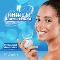 MySmile contenidos del kit dispuestos sobre mesa para mostrar lo incluido