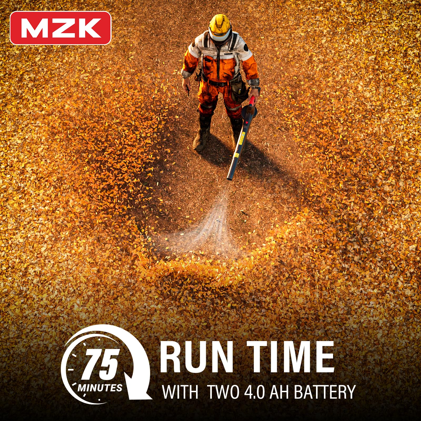 MZK nozzle close-up highlighting tapered tip for concentrated airflow