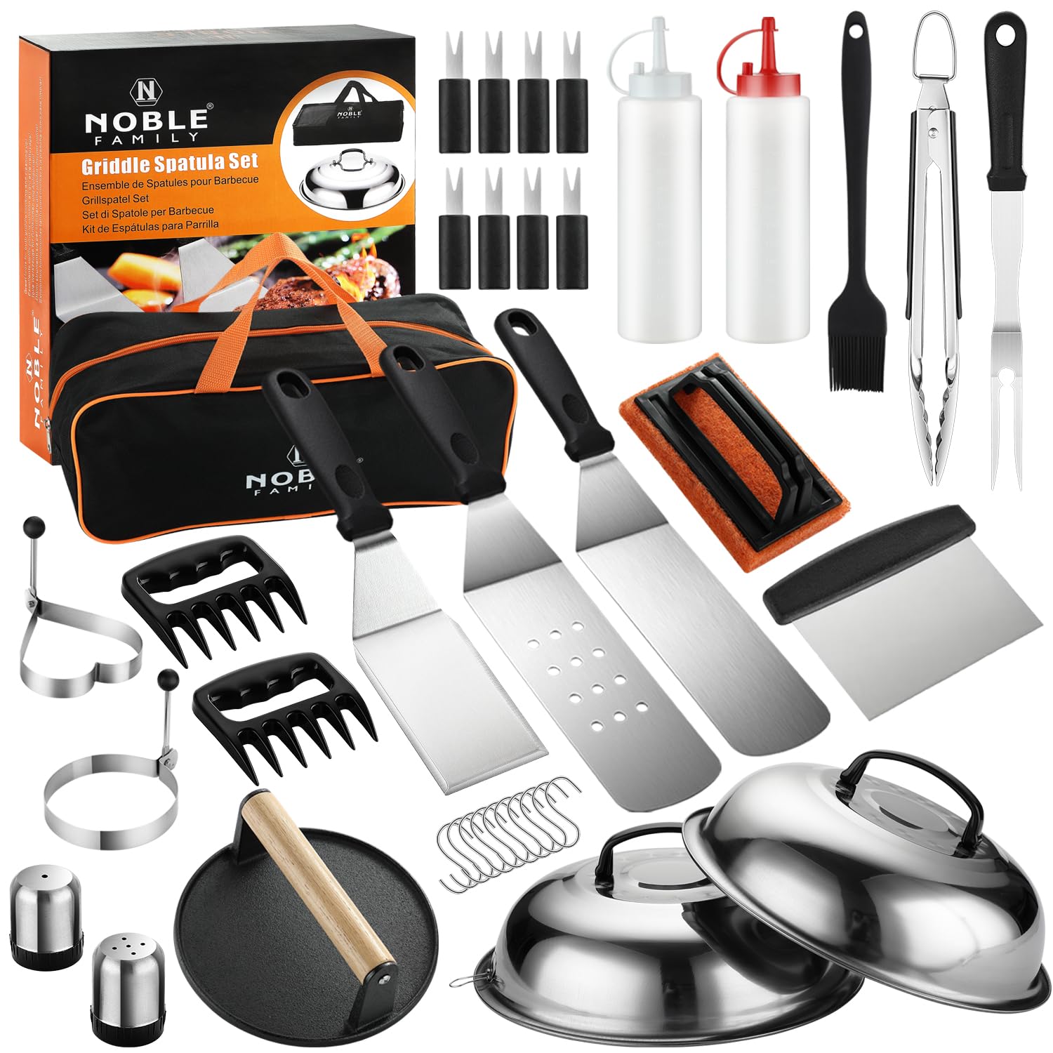 N NOBLE FAMILY full kit front view showing organized tools and carry bag, convenient storage