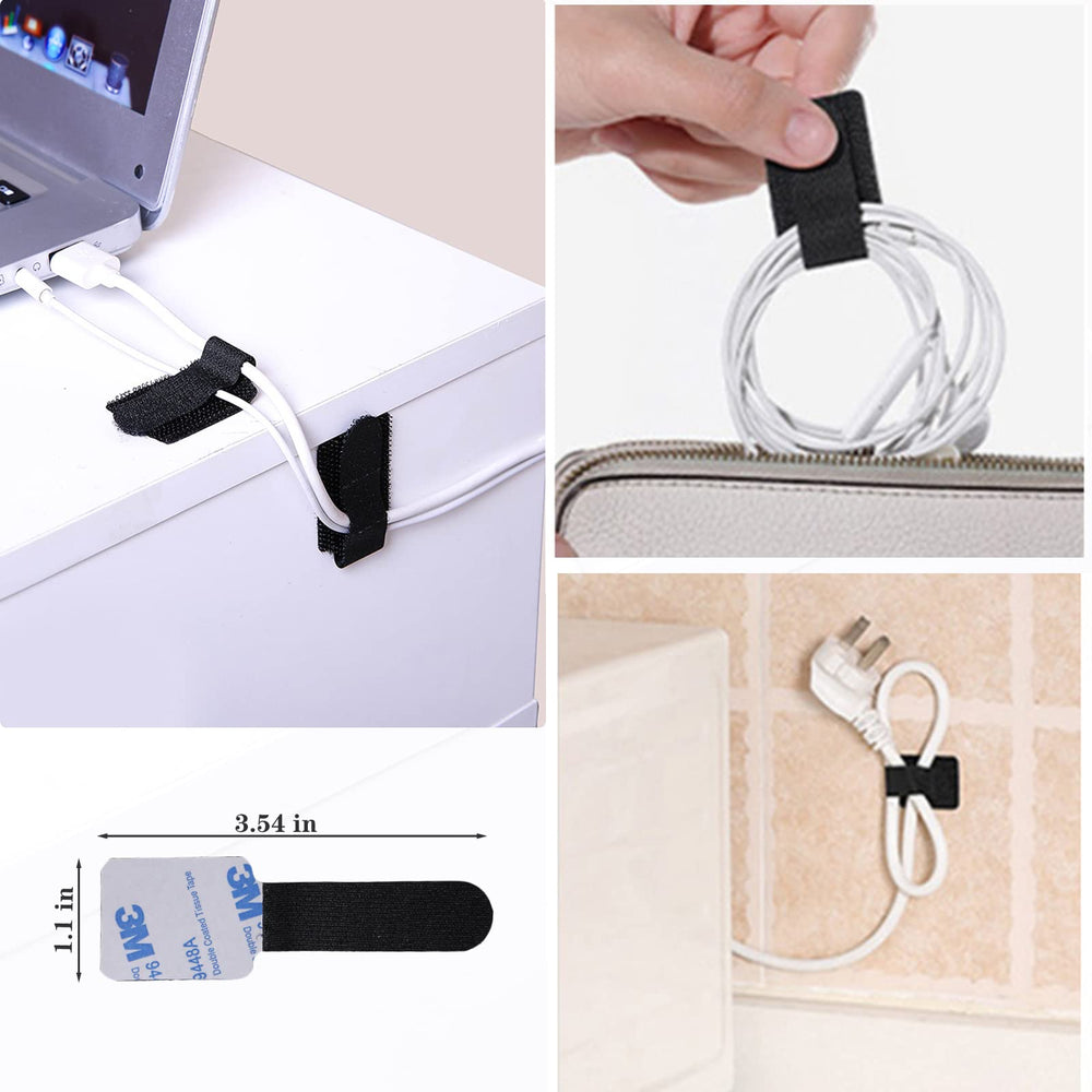 N NOROCME bridas de velcro y zip ties listos para uso rápido y ajustable