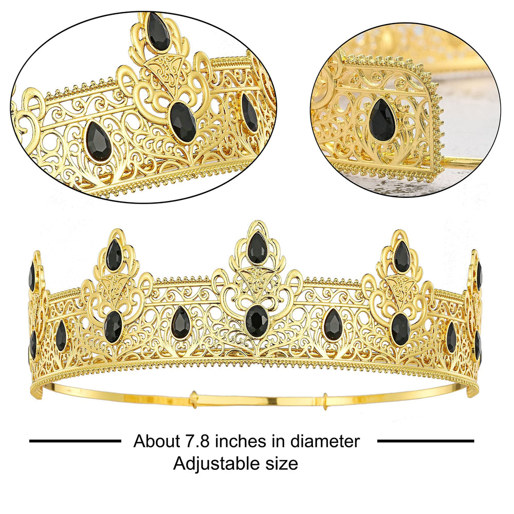 NA King Crown banda dorada completa de 35,4 pulgadas adaptable