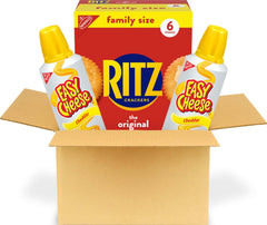 NABISCO RITZ caja frontal mostrando contenido familiar y conveniencia