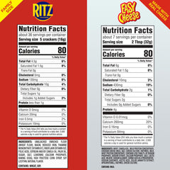 NABISCO RITZ sobre individual que mantiene frescura y porciones