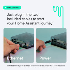 Nabu Casa Home Assistant Green superficie texturizada que mejora la disipación y estética