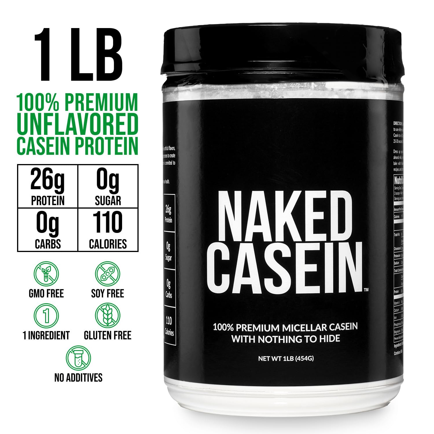 NAKED casein primer plano del polvo para apreciar la textura cremosa