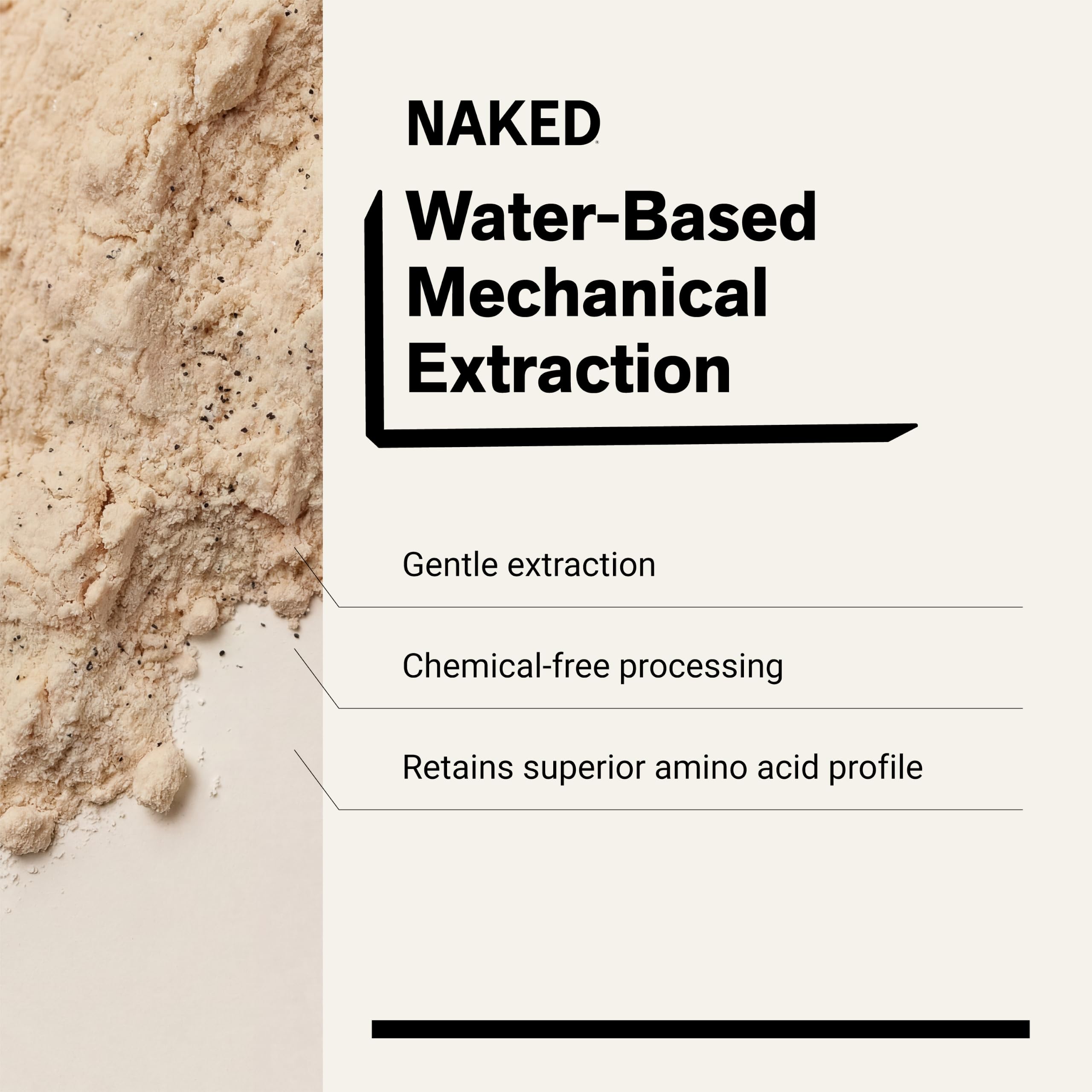Naked Pea batido de vainilla servido en vaso, sabor cremoso y digestión fácil