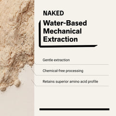 Naked Pea batido de vainilla servido en vaso, sabor cremoso y digestión fácil