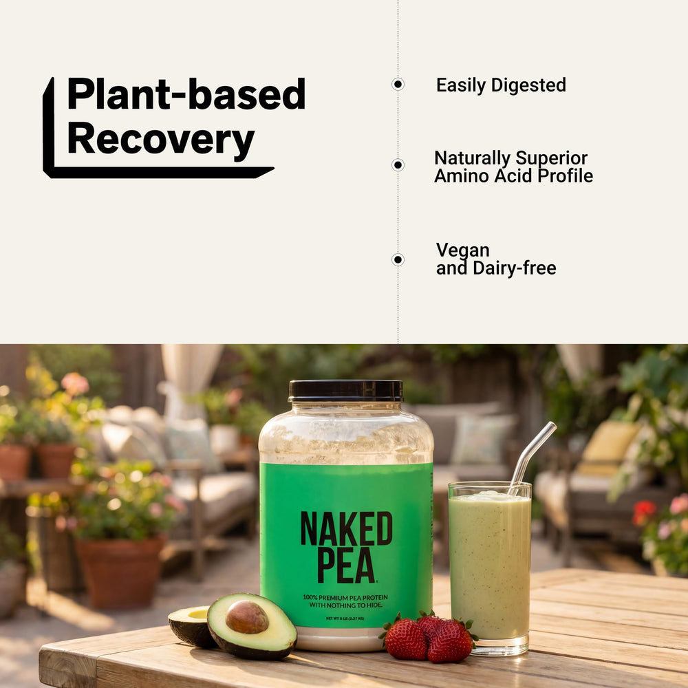 NAKED Pea etiqueta con sello NSF, certificación que aporta seguridad y pureza