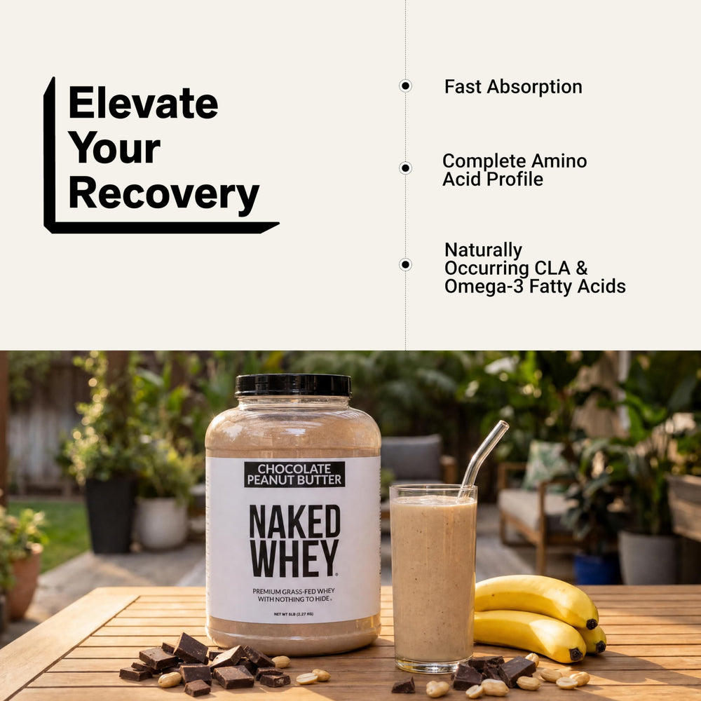 NAKED etiqueta nutricional en primer plano con datos de proteínas