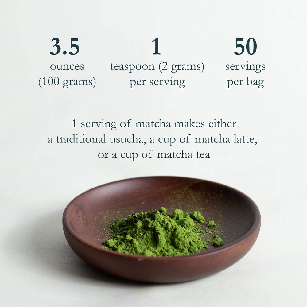 Naoki Matcha primer plano del polvo, textura fina y color verde vibrante