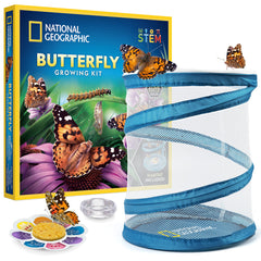 JMW Sales National Geographic hábitat frontal mostrando malla y tapa transparente para observar mariposas