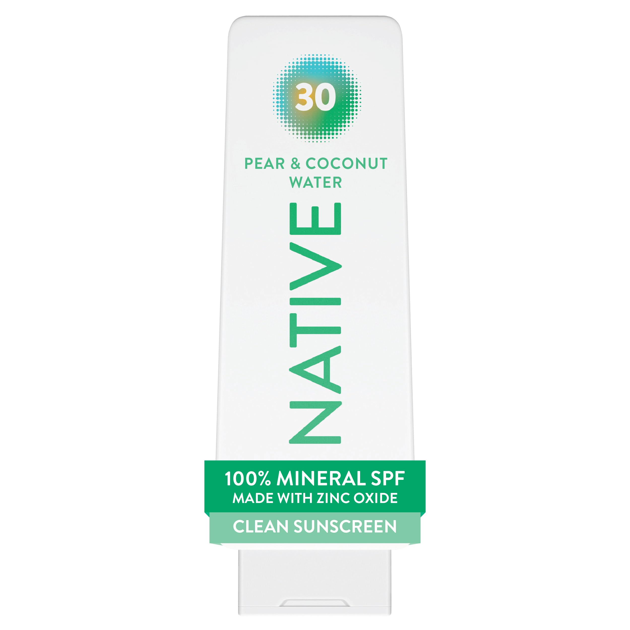 Native envase frontal 7 oz mostrando diseño y beneficio protección mineral