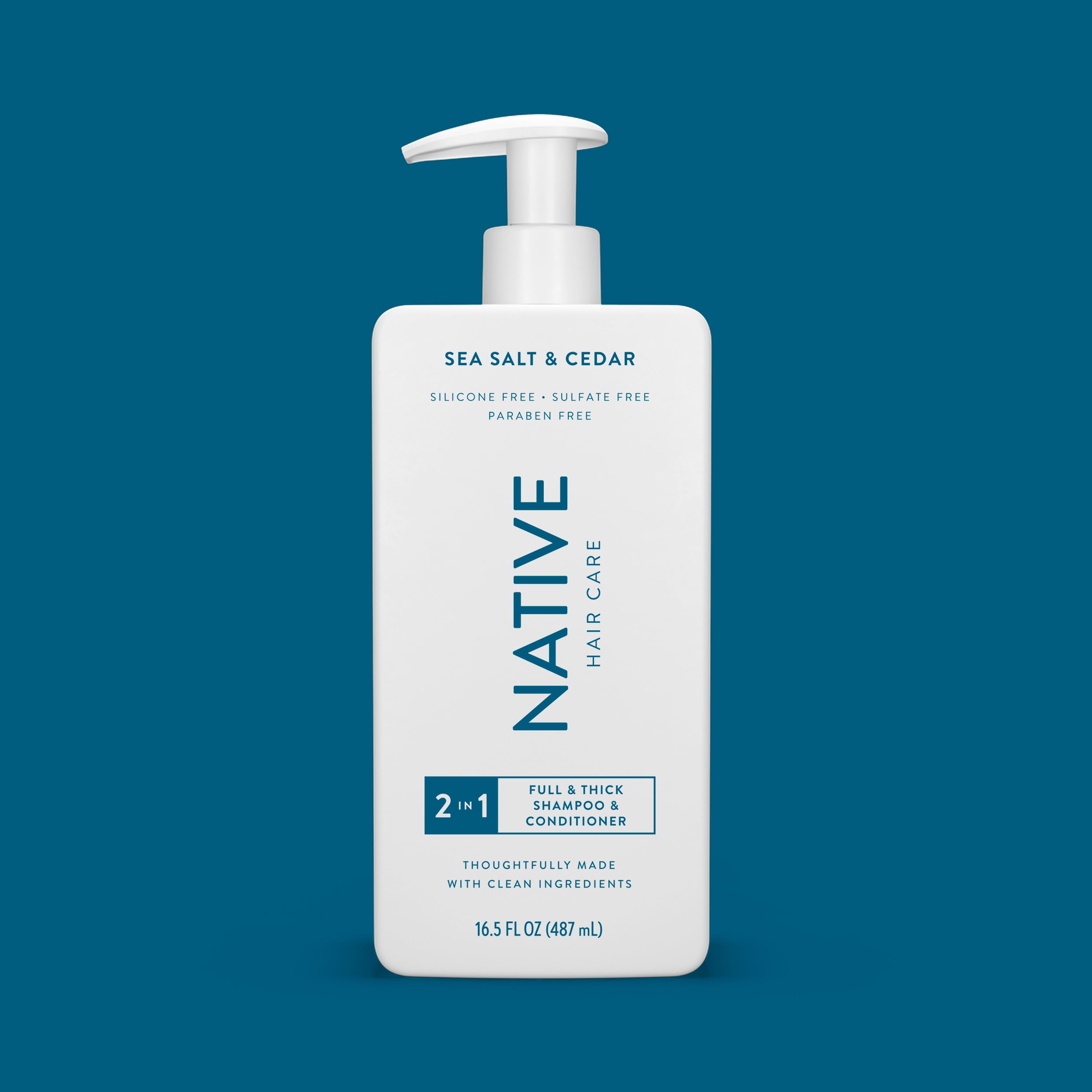 Native textura en espuma que muestra limpieza suave y enjuague fácil