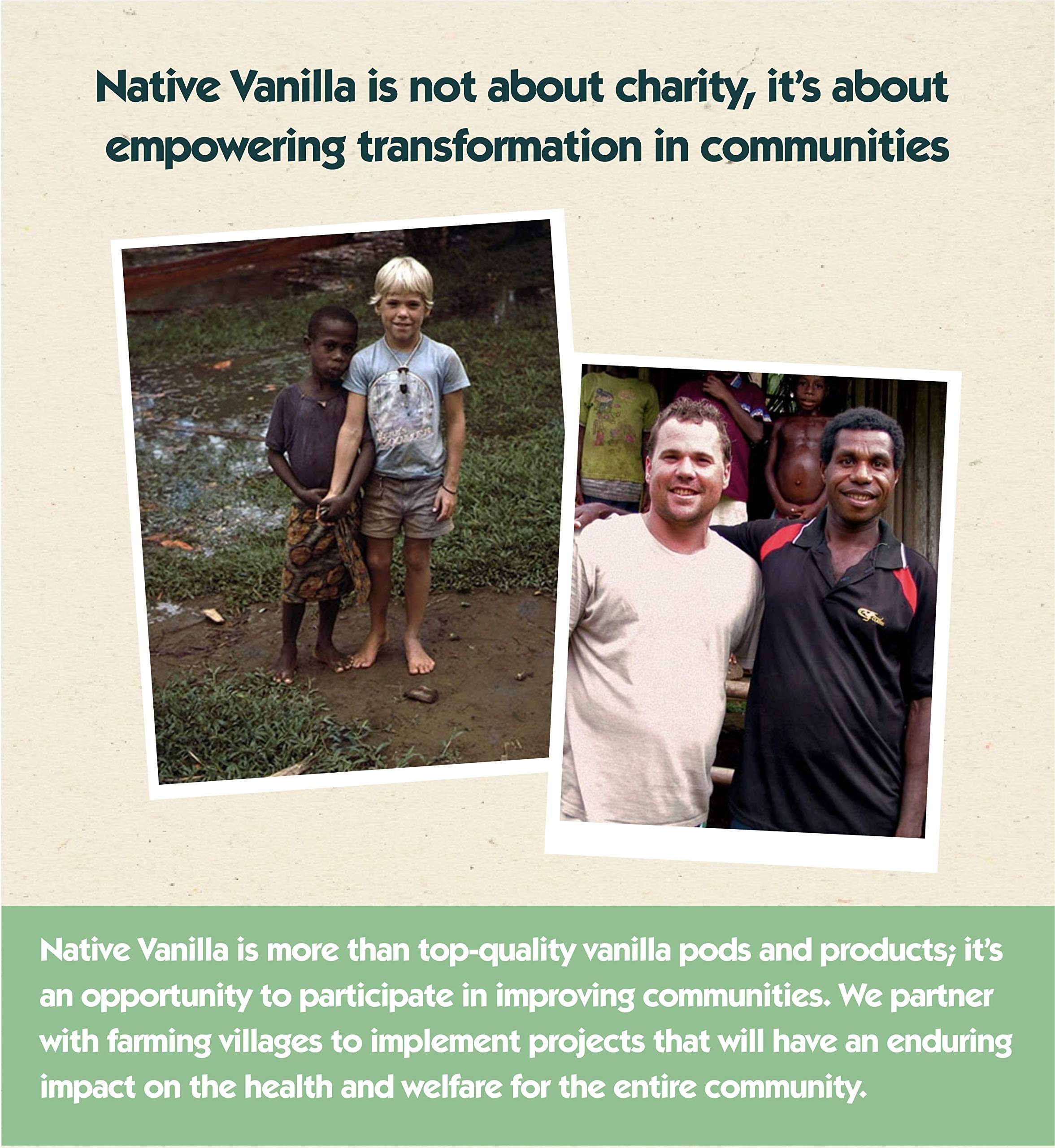 Native Vanilla etiqueta certificada Kosher y Vegana visible