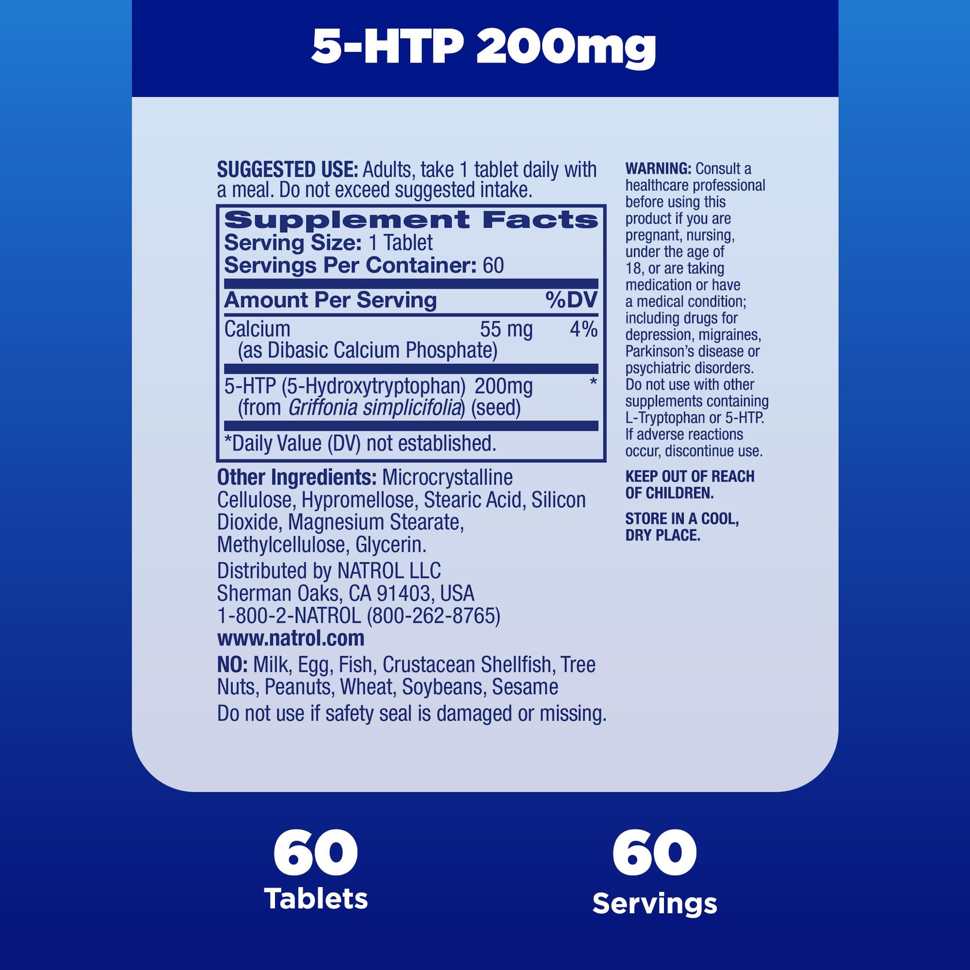 Natrol tableta junto a vaso de agua para uso cómodo diario