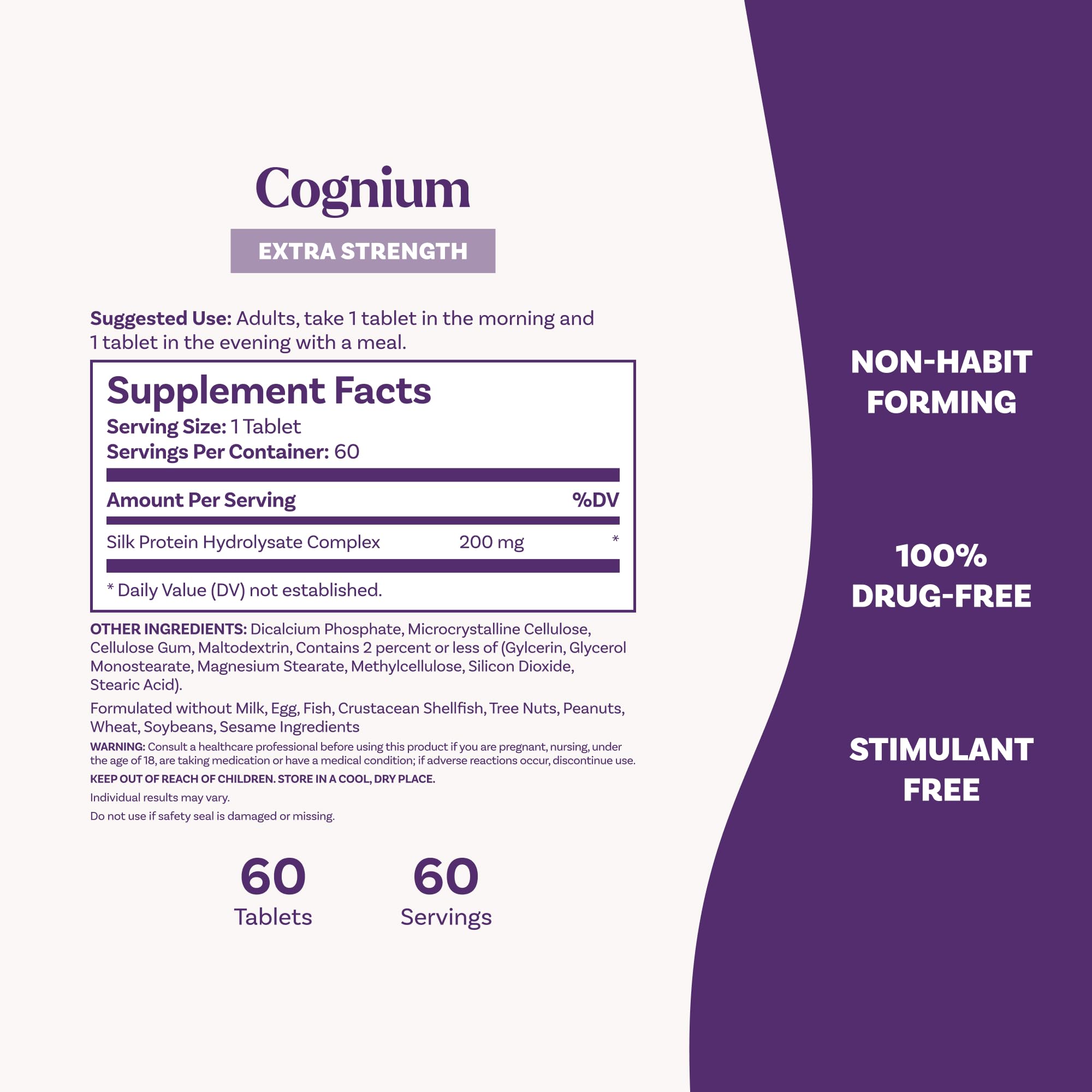 Natrol cognium tomando con desayuno muestra integración a la rutina matutina