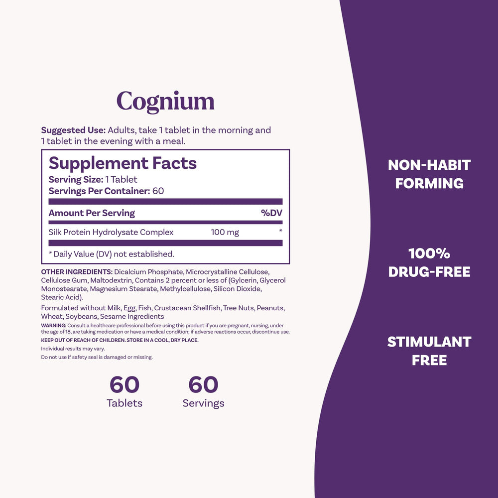 Natrol cognium toma nocturna antes de dormir como apoyo continuo