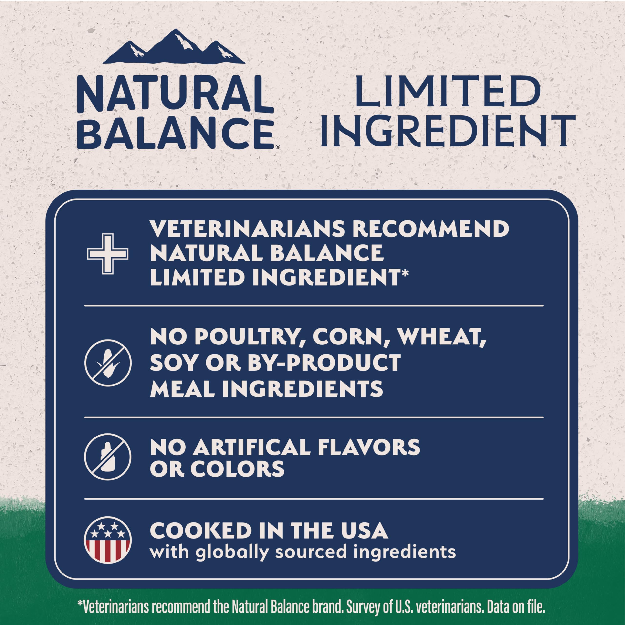 Natural Balance saco 24 lb para comparar tamaño y cantidad ideal para hogares