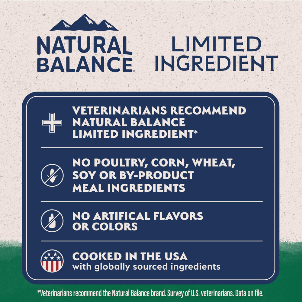 Natural Balance saco 24 lb para comparar tamaño y cantidad ideal para hogares