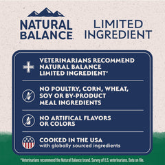 Natural Balance saco 24 lb para comparar tamaño y cantidad ideal para hogares