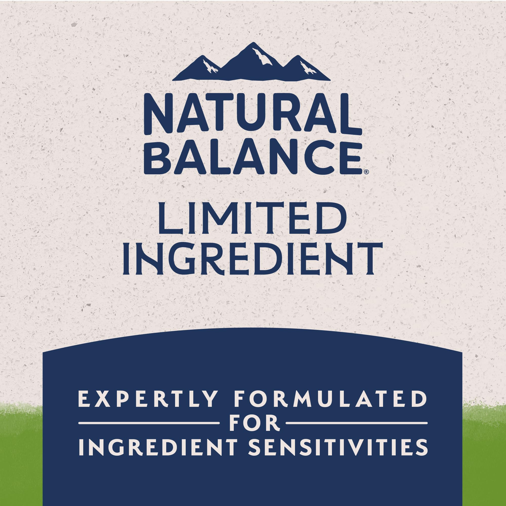 Natural Balance etiqueta nutricional visible que informa nutrientes y balance completo