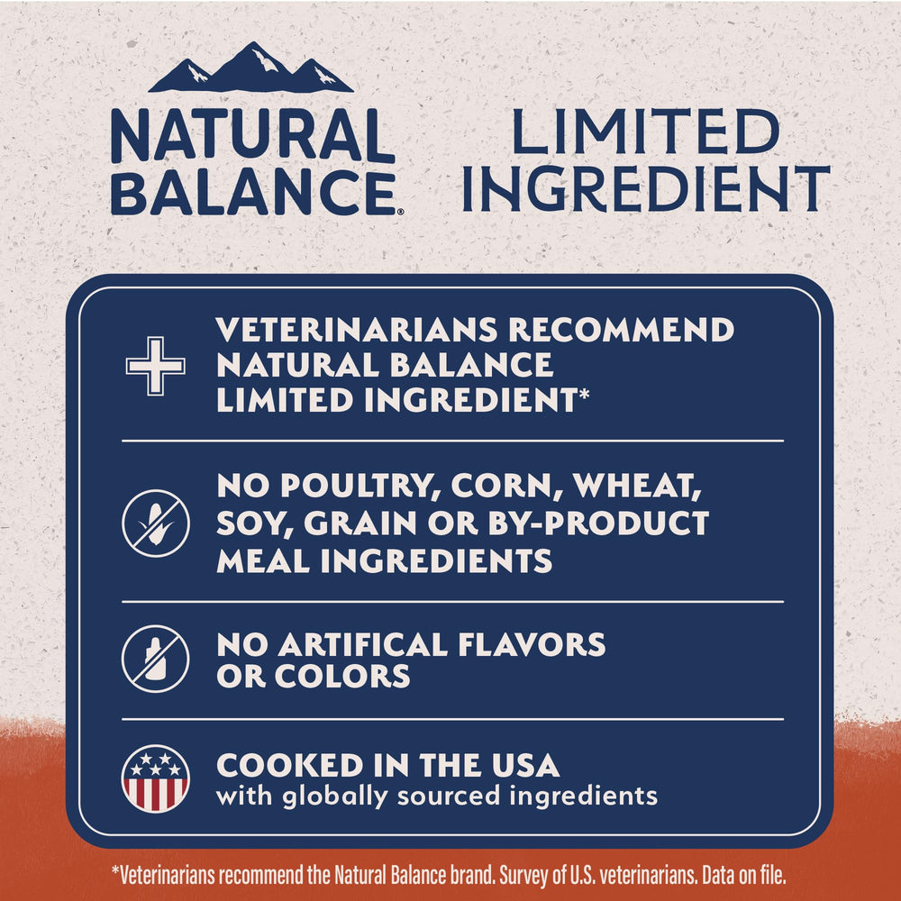 Natural Balance textura de croqueta para razas pequeñas y digestión fácil