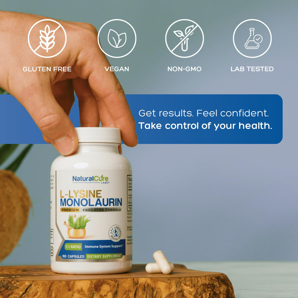 Natural Cure Labs polvo y cápsula detalle de textura y calidad vegana