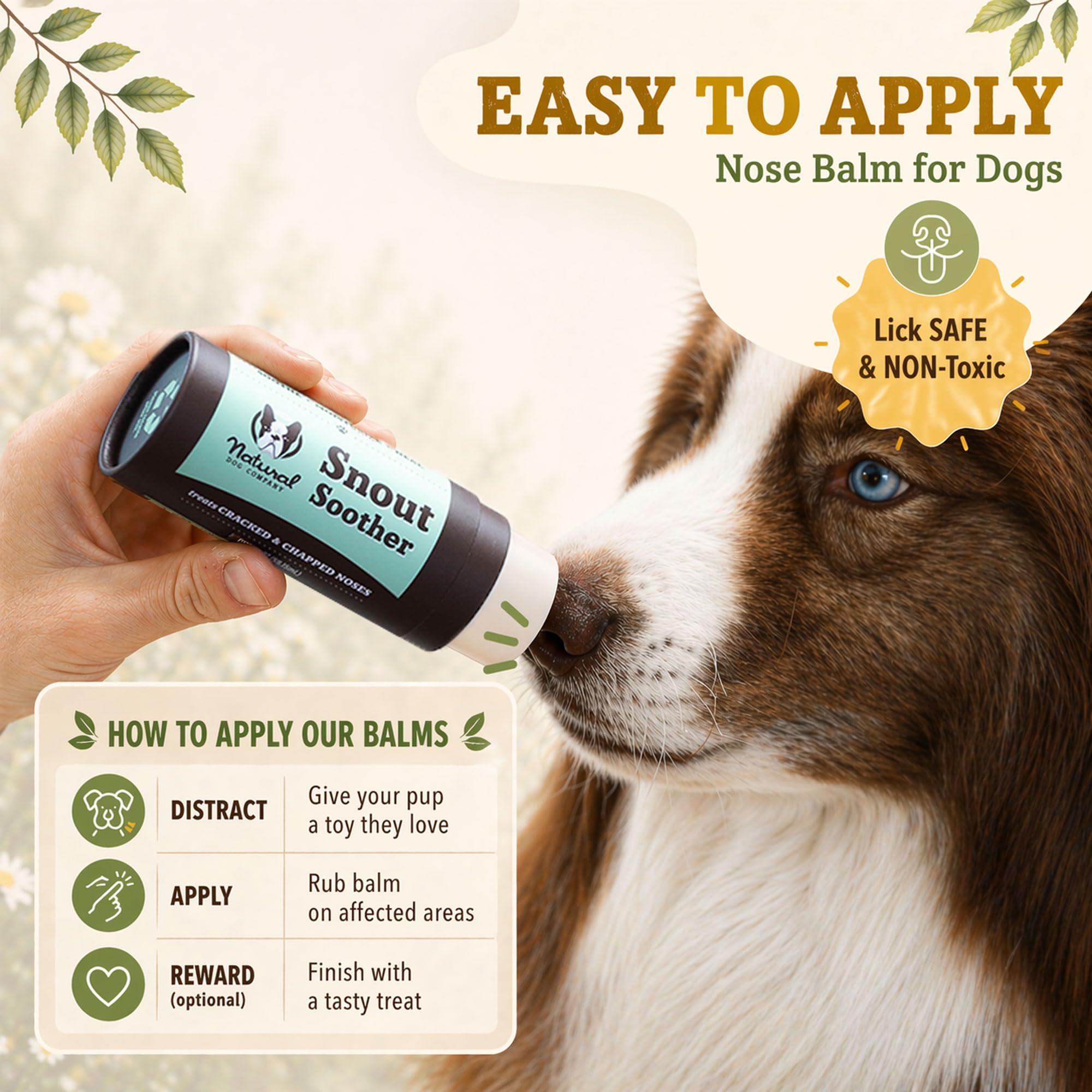 Natural Dog Company stick abierto listo para uso inmediato al aire libre