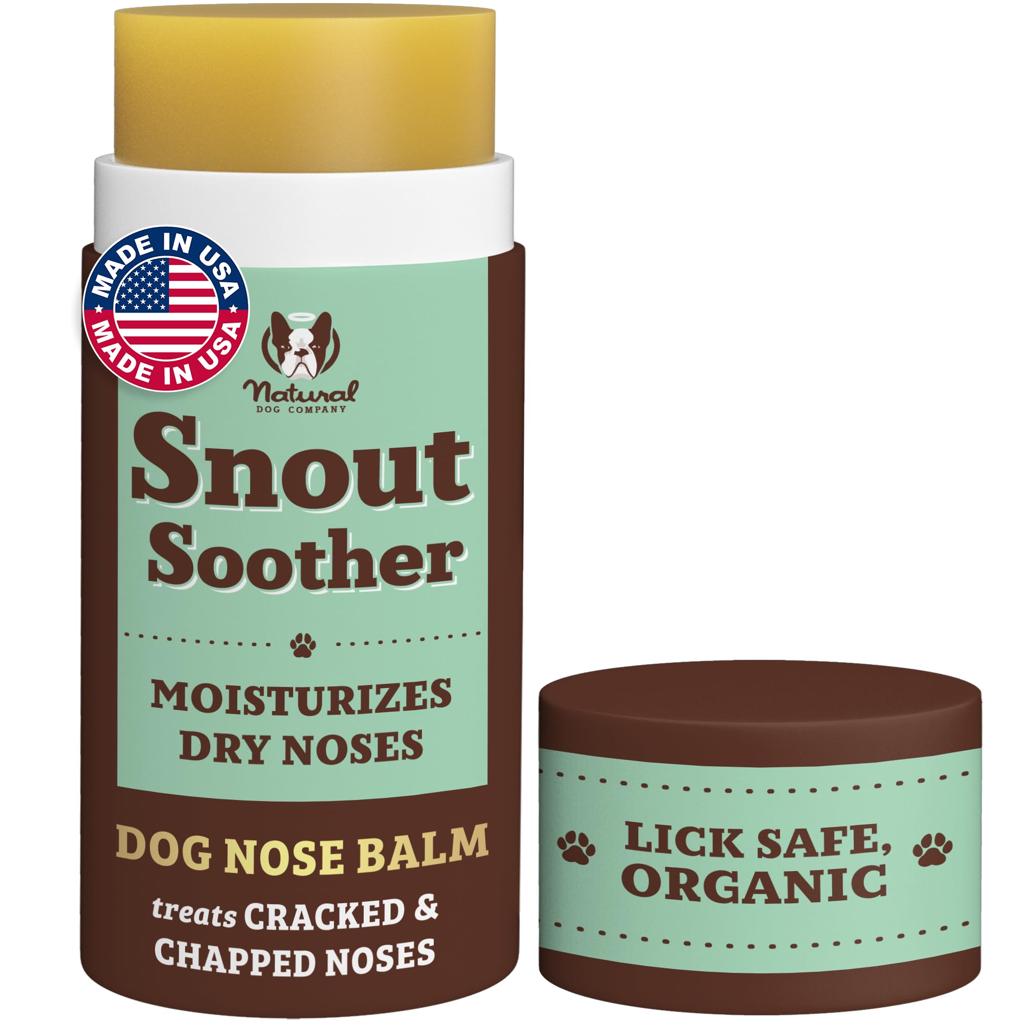 Natural Dog Company stick frontal mostrando diseño y formato práctico