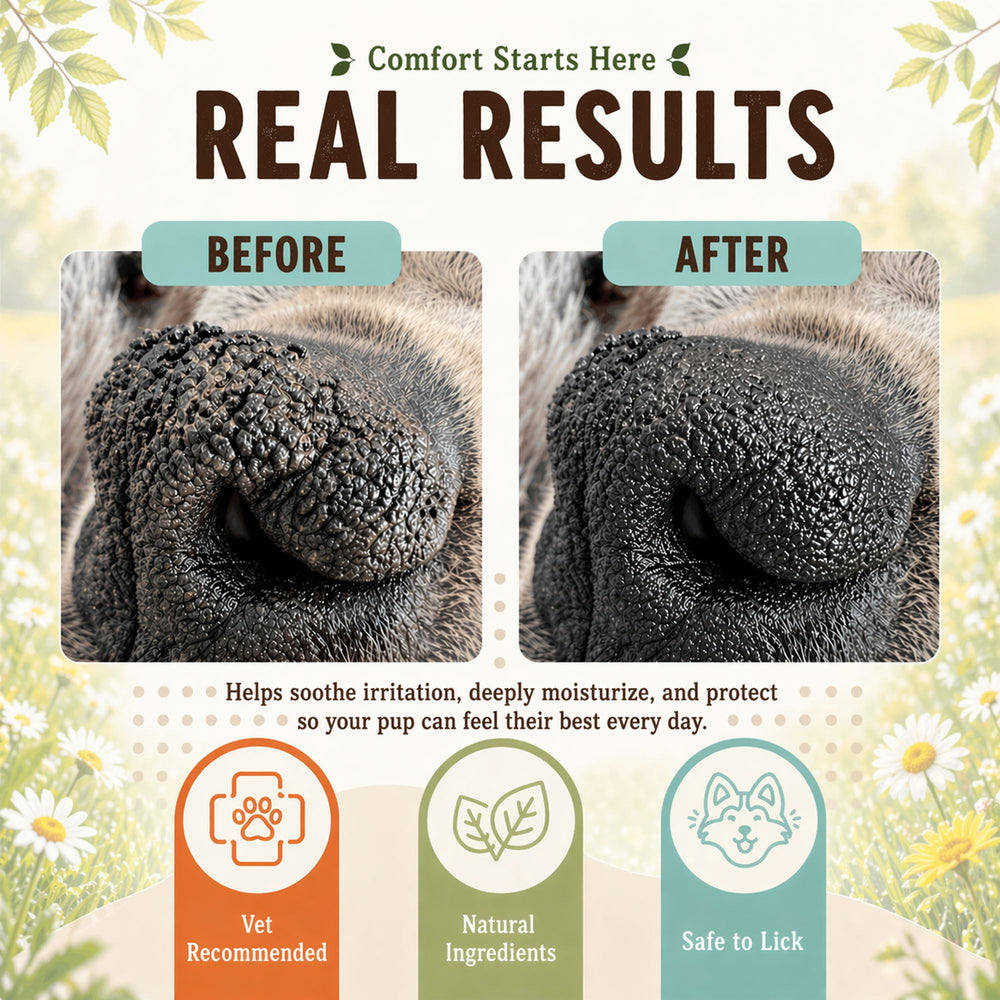 Natural Dog Company textura del bálsamo en primer plano para ver consistencia