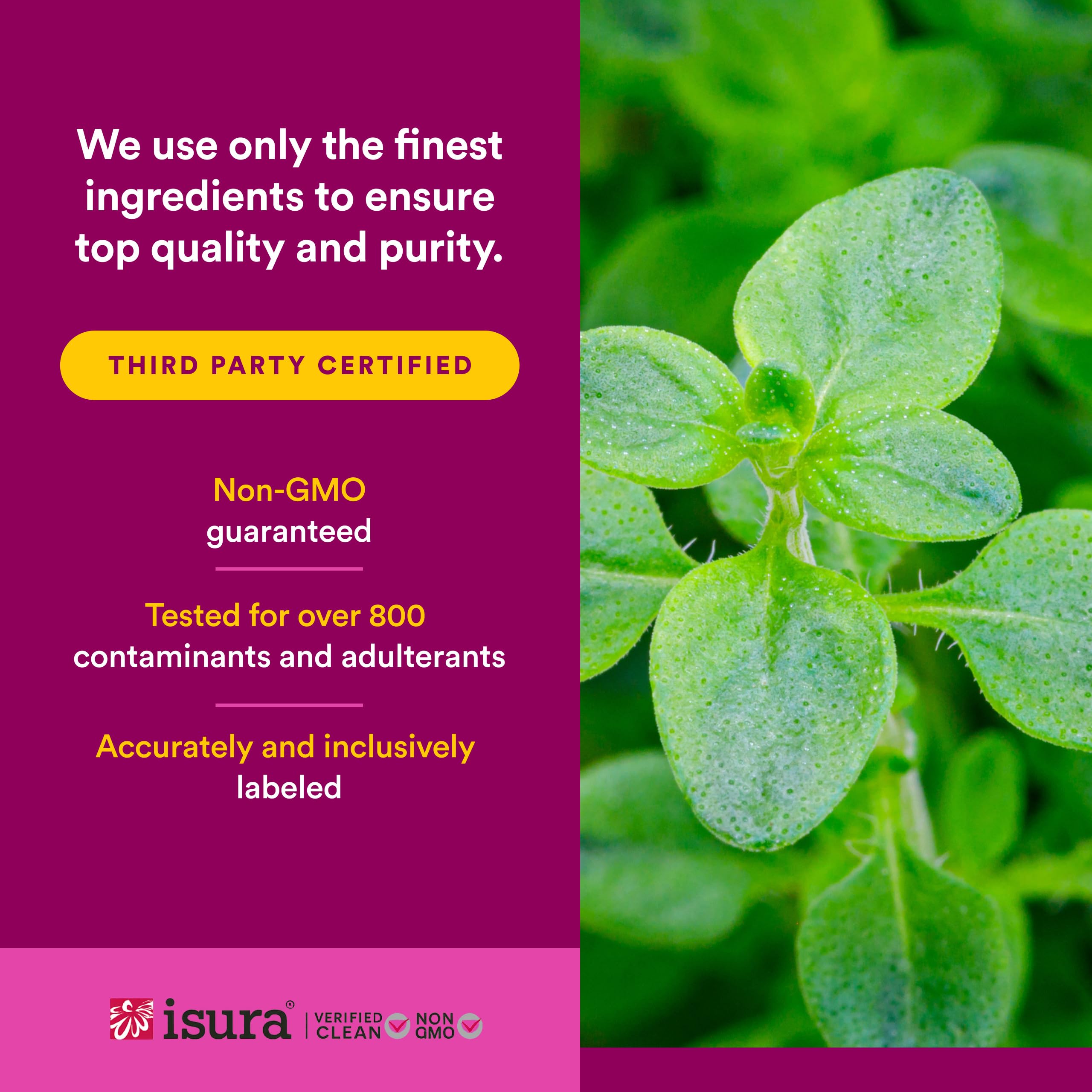Natural Factors ingredientes: aceite de oliva extra virgen para estabilidad