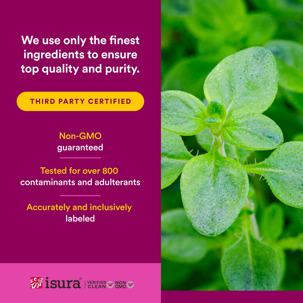 Natural Factors ingredientes: aceite de oliva extra virgen para estabilidad