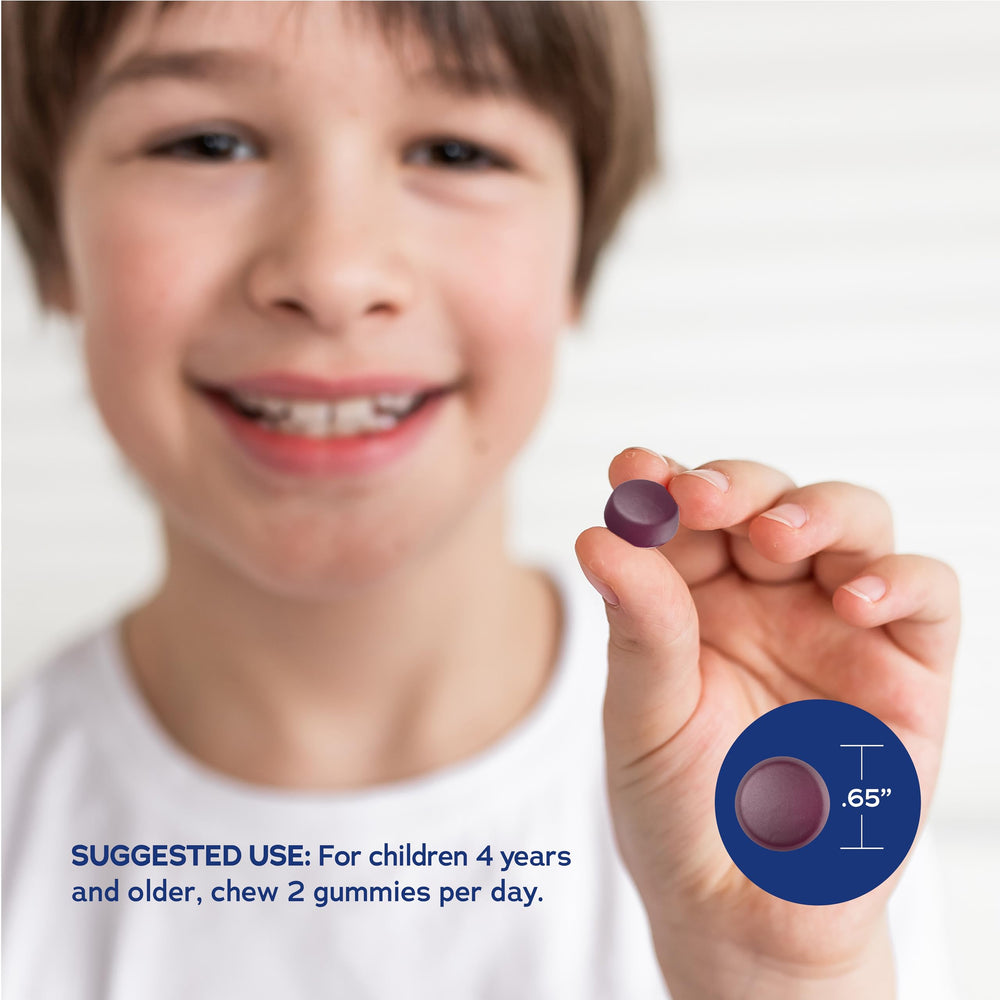 Natural Vitality Kids Calm textura de la gominola para masticar, aspecto apetecible