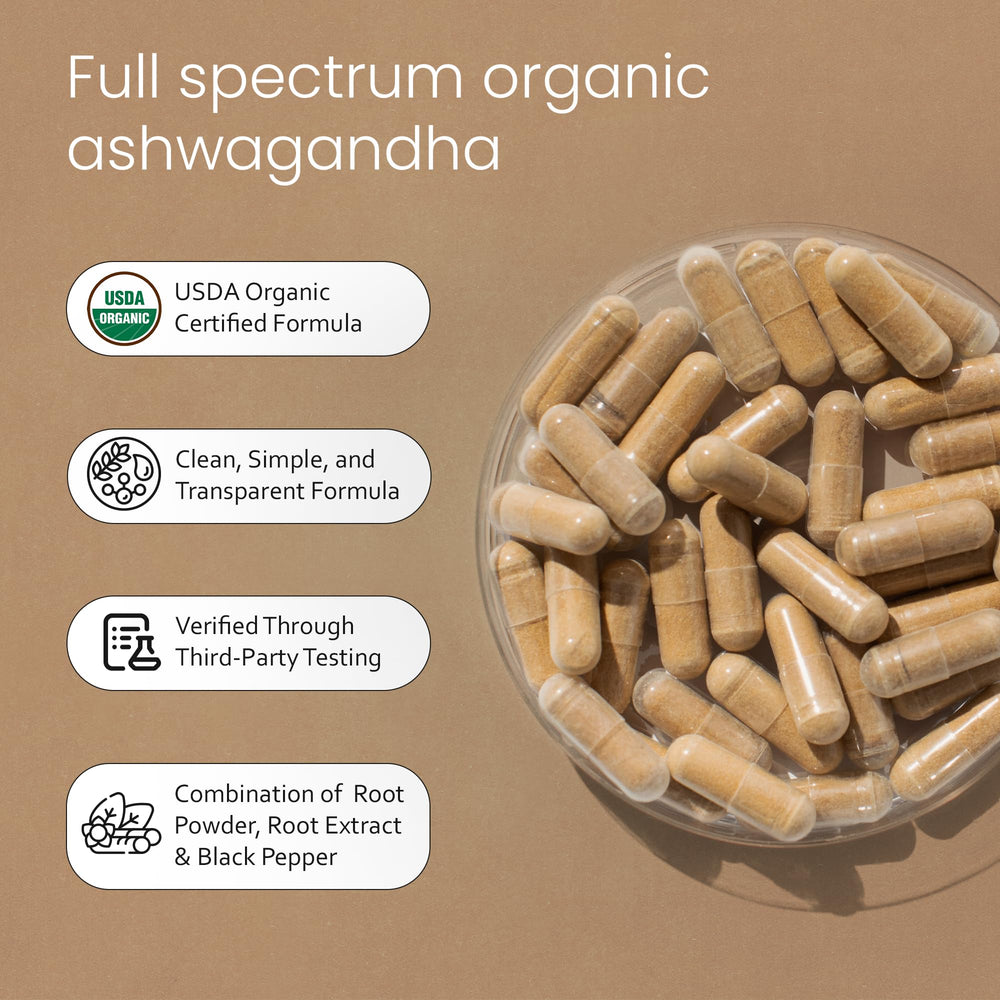 NaturaLife Labs etiqueta con sellos USDA Organic y Non-GMO visibles