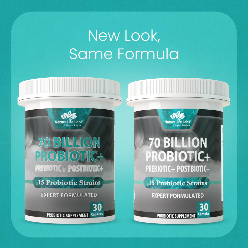NaturaLife Labs prebiótico orgánico en polvo destacando ingrediente natural