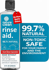 Nature Clean vista frontal del envase y diseño claro, presenta confianza