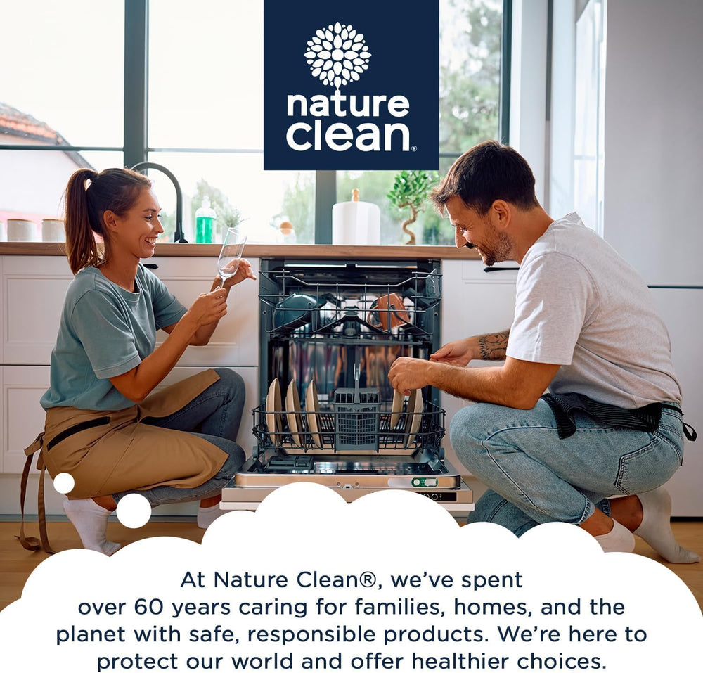 Nature Clean botella 8 oz junto a una regla para escala, indica tamaño práctico