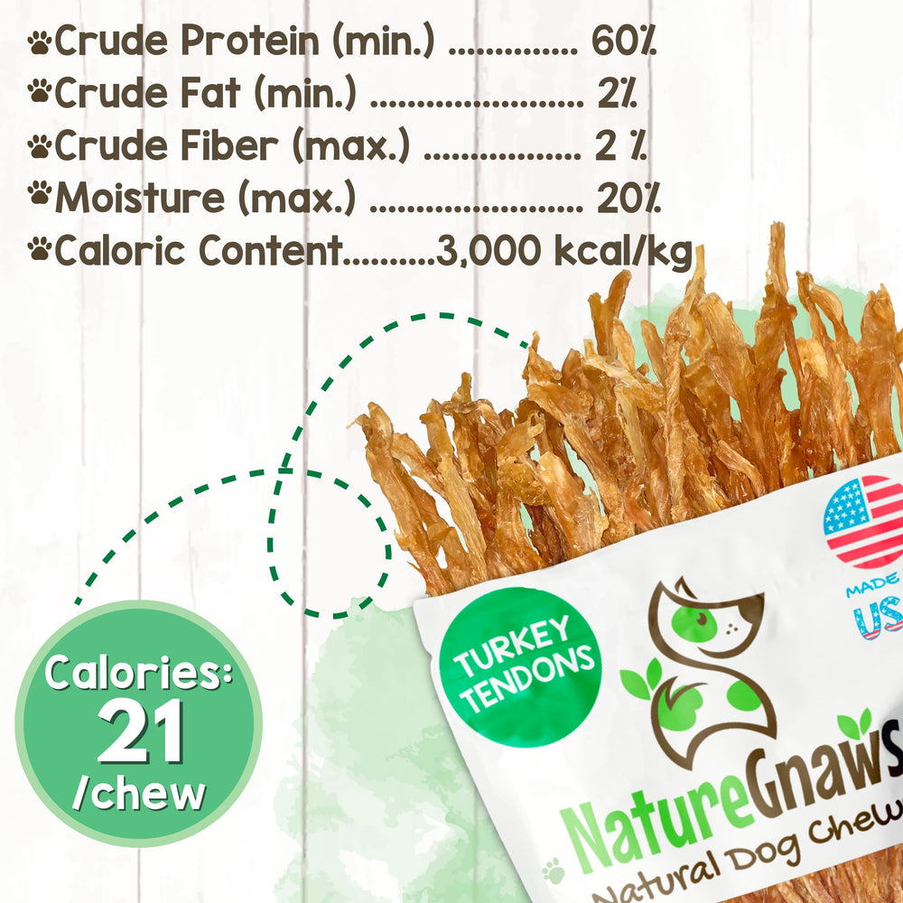 Nature Gnaws etiqueta con ingredientes claros, transparencia y origen USA