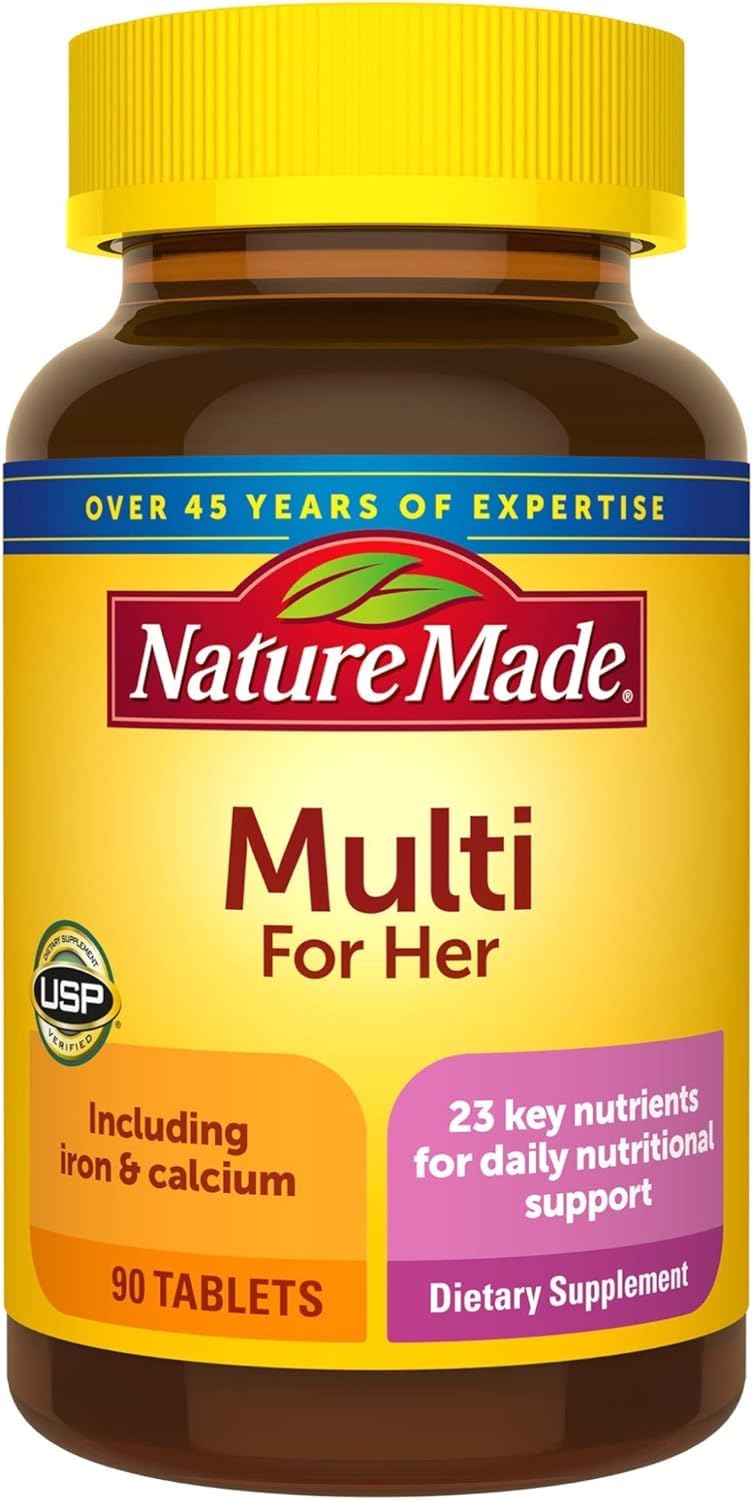 Nature Made envase frontal mostrando nombre y cantidad 90ct, ayuda a identificar producto