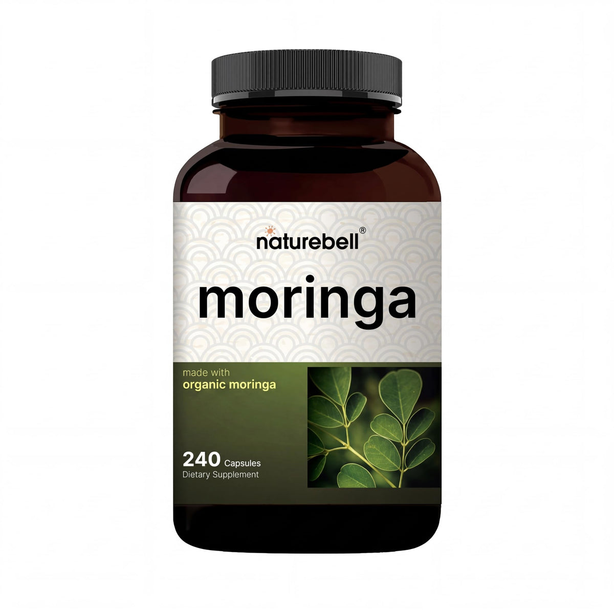 NatureBell front packaging showing bottle and label benefits