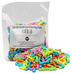 Naturejam bolsa frontal 8oz con ~370 piezas, presenta la marca y la cantidad visible
