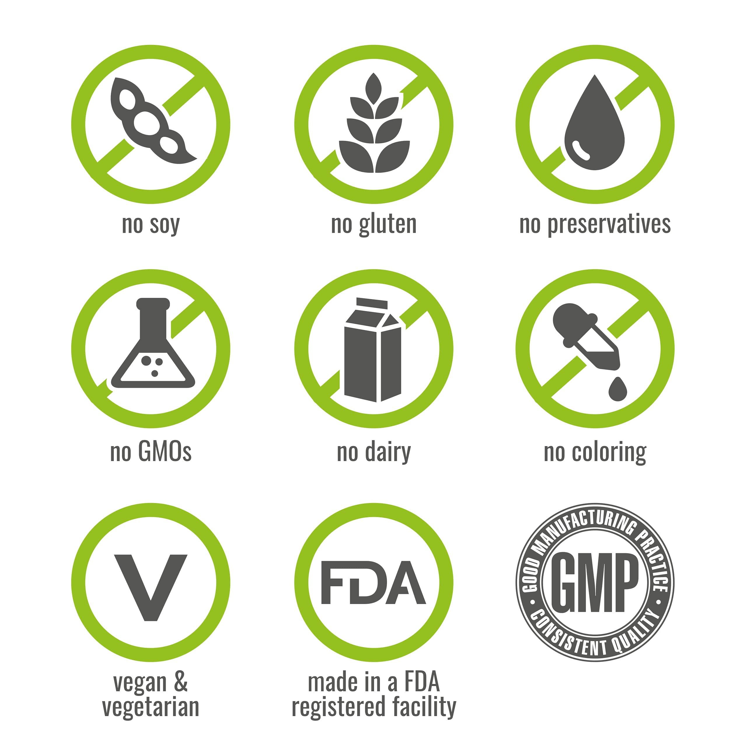 NATURELO gráfico de composición con vitamina D3, K2, magnesio y zinc