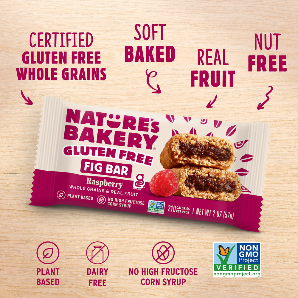 Nature's Bakery barras guardadas en una mochila demostrando comodidad para llevar