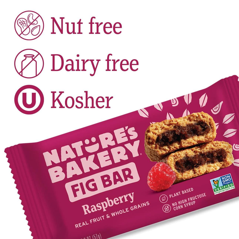 Nature's Bakery barra desmenuzada sobre yogur, combinación rápida y sabrosa