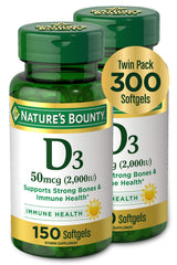 Nature's Bounty frente del empaque mostrando la marca y cantidad