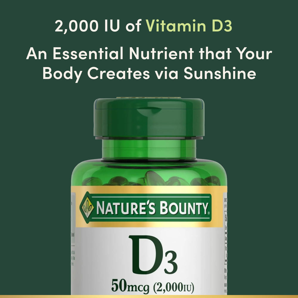 Nature's Bounty vista lateral del envase indicando ingredientes y sin gluten