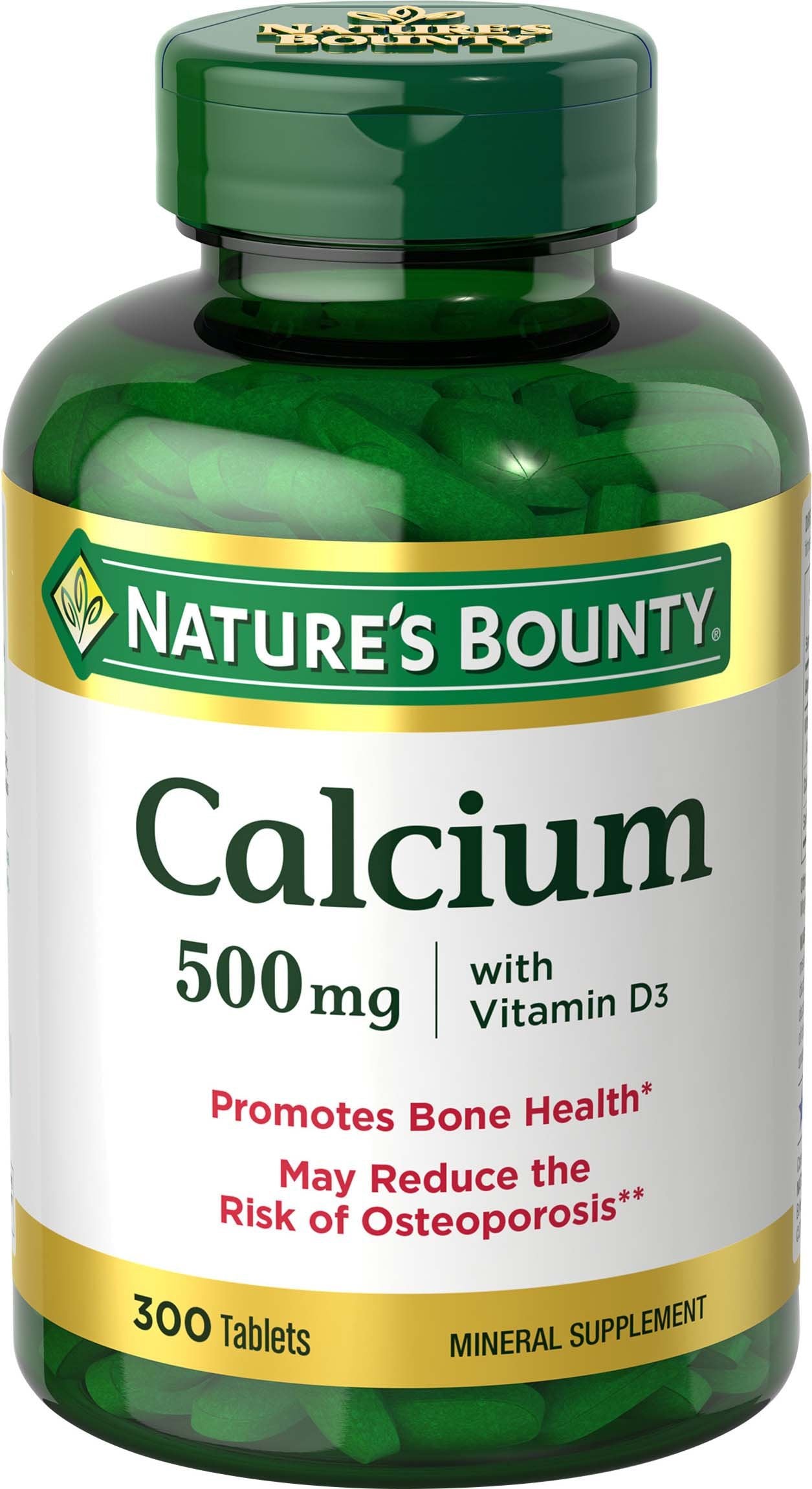 Nature's Bounty frontal del envase mostrando cantidad y beneficios