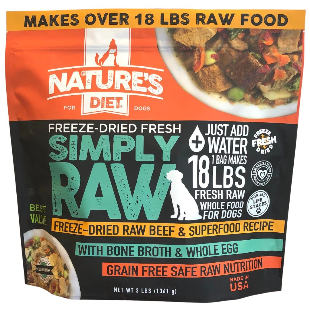 Nature's Diet empaque frontal del producto mostrando marca y formato