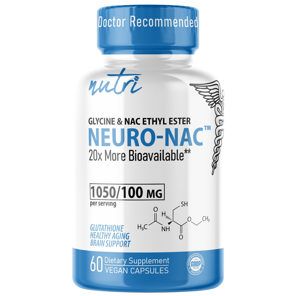 Nature's Fusions envase frontal de Neuro NACET mostrando la marca y benefits